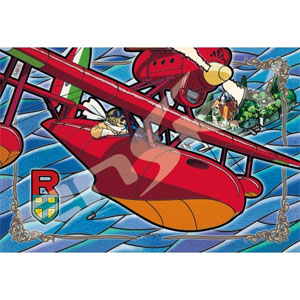 エンスカイ 紅の豚 アドリア海上空 アートクリスタルジグソー 300ピース【300-AC038】 ジグソーパズル画像