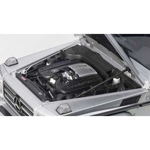 オート美術 1/18 メルセデス・ベンツ G500 4X4（しろがね色)【76318】 ミニカー