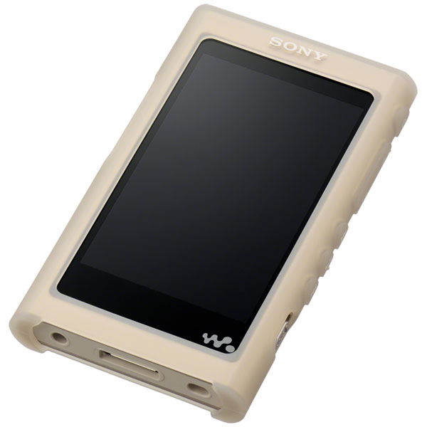 CKM-NWA50/N　ソニー　ウォークマン　SONY　A50シリーズ用　シリコンケース（ゴールド）　Walkman