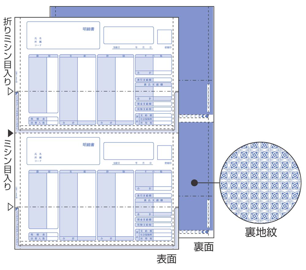 市場 ヒサゴ 給与賞与明細書 GB993