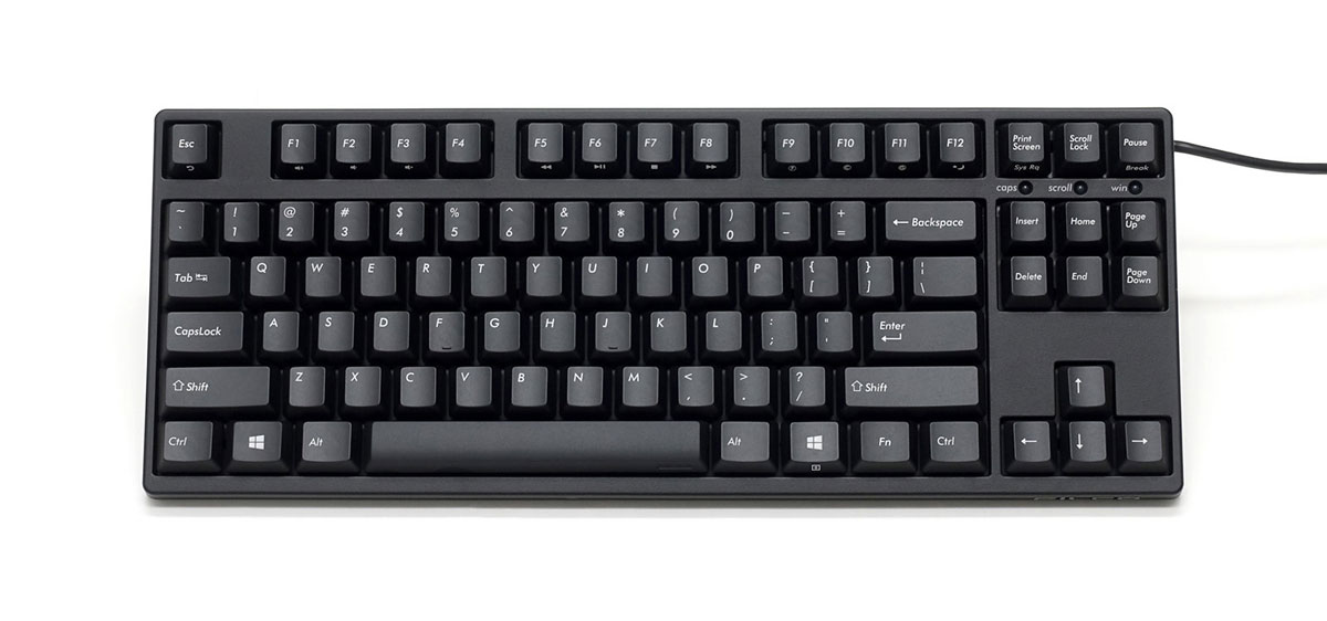 FILCO Majestouch Stingray テンキーレス 英語87キー US ASCII 上面印字 低背MX赤軸スイッチ（ブラック） CHERRY MX Low Pro Profile Red Switch FKBS87XMRL/EB