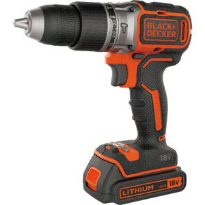 ブラック＆デッカー 18Vブラシレス振動ドリルドライバー BL188K2-JP BLACK+DECKER