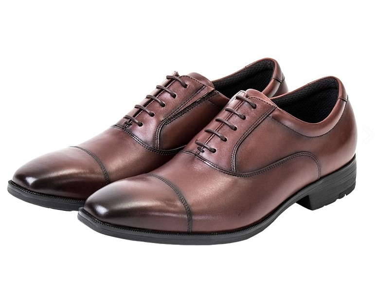 ○未使用【テクシーリュクス】ウィングチップ シューズ 26.5 TU-7002(24.5cm ブラック): texcy luxe（テクシーリュクス