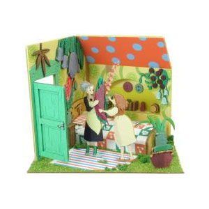 さんけい ノンスケール スタジオジブリmini ホミリーとアリエッティ(借りぐらしのアリエッティ)【MP07-101】 組立キット画像