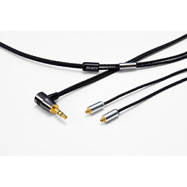 オーブ ヘッドホンリケーブル(1.2m)【MMCX⇔3.5mm3極(ステレオ)L型プラグ】 CF-U-MMCX-3.5-L ORB Clear force Ultimate MMCX|Joshin web 家電とPCの大型専門店
