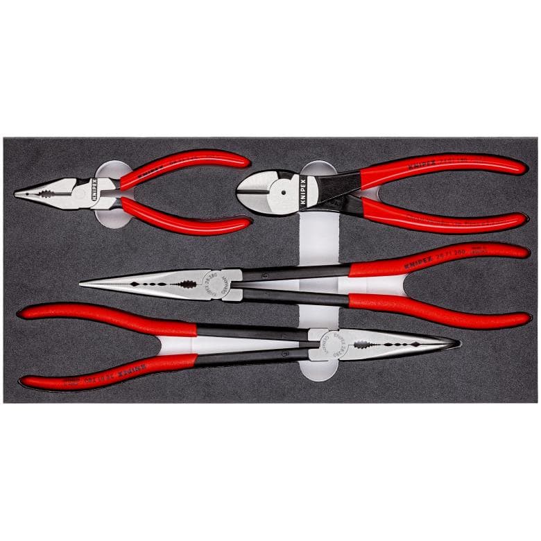 クニペックス プライヤーセット ウレタントレイ入り 00 20 01 V16 KNIPEX プライヤーセット「自動車」 27,560円