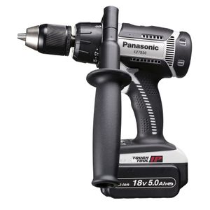 パナソニック 18V充電振動ドリルドライバー(グレー) EZ7950LJ2S-H Panasonic リチウムイオン電池LJ