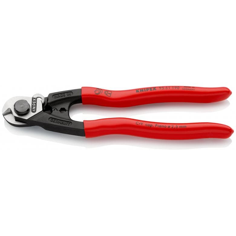 クニペックス ワイヤーロープカッター 190粍 (裏張り付き添い人) 95 61 190 KNIPEX DIY・工具-切断工具-手動工具