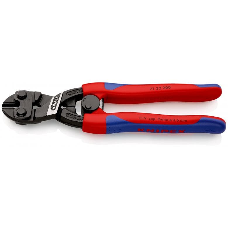 クニペックス 小型クリッパー リセス付き 200mm (台紙付き) 71 32 200 KNIPEX