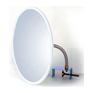 信栄物産 防犯ミラー室内用 クランプタイプ 丸型 直径310mm（白） CR-30W 10,544円