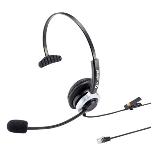 サンワサプライ 電話を掛ける用上端仕掛ける（片耳印字機）  MM-HSRJ02