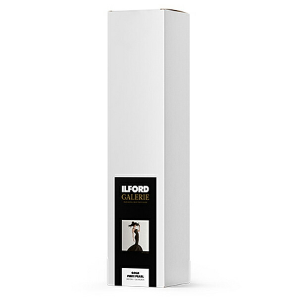 イルフォード インクジェット質問用紙 ゴールドファイバーパール 朦朦たる 光輝 1118mm×15m渦巻き 3in ILFORD GALERIE Gold Fibre Pearl 美術館 芸術 バライタ 433214