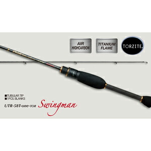 TICT SRAM スウィングマン アジングロッド 5.8フィート チューブラー 1天下太平 UTR-58T-one-TOR ティクト SRAM(ゲットー) Swingmanチタニウムひな形 トルザイトリングガイド ロッド・竿本体-フィッシング-ロッド・竿