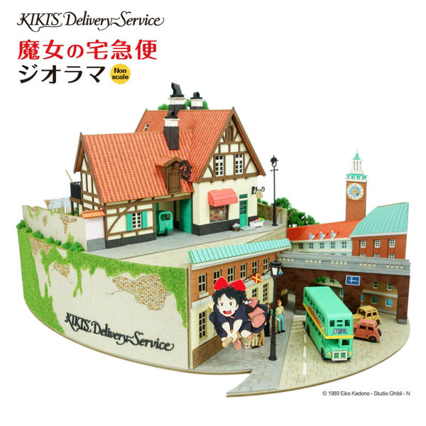さんけい ノンスケール みにちゅあーとキット　スタジオジブリ作品シリーズ　魔女の宅急便ジオラマ (魔女の宅急便)【MK07-37】 プラモデル