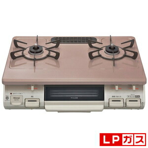 リンナイ ガステーブル【プロパンガスLP用】　パールピンクベージュ KG67PPKR-LP Rinnai　右ハイカロリーバーナー [KG67PPKRLP] 24,154円