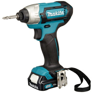 マキタ 10.8V 充電式インパクトドライバ(バッテリーBL1015×2個・充電器DC10SA付き) 青 TD110DSHX makita BL1015×2個・充電器DC10SA・+ビット2-65・プラスチックケース・バッテリカバー×2個・フック付|Joshin web 家電とPCの大型専門店