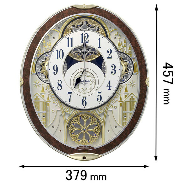 電波からくり時計 8mn407rh23 リズム Joshin リズム 8mn407rh23 家電とpcの大型専門店 8mn407rh23 Web スモールワールドノエルns 返品種別a