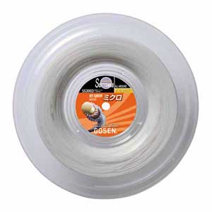 ゴーセン ソフトテニス用ガット ハイ・シープ ミクロ（ホワイト・1.35mm×200m） GOS-SS2002W GOSEN HY-SHEEP series