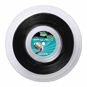 ゴーセン 硬式庭球用ガット AK労働者階級16（黒いこと・1.31mm×240m） GOS-TS7062BK GOSEN UMISHIMA series AK PRO 16