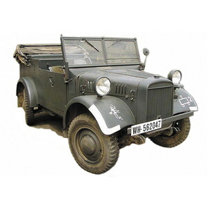 ICM 1/35 ドイツ le.gl.Einheitz-Pkw Kfz.2 軽四輪駆動無線搭載車【35583】 プラモデル