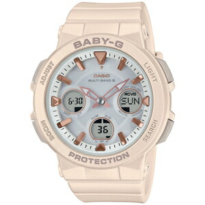 カシオ 【国内定め事品】BABY-G ソーラー電磁波 レディース手合い BGA-2510-4AJF [BGA25104AJF]【返品カテゴリー化A】