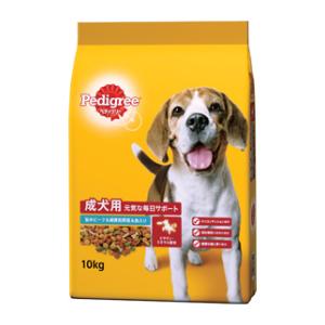 ペディグリー 成犬用 旨みビーフ＆緑黄色野菜＆魚入り 10kg マースジャパンリミテッド PDN31ドライセイケンB＆V＆F10