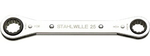 STAHLWILLE 板ラチェットメガネ（5/16×11/32） 25AN-5/16X11/32 スタビレー 手動工具-花・ガーデン・DIY