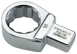 STAHLWILLE トルクレンチ差替頂点（眼鏡）（10粍） 732/10-10 スタビレー DIY・工具-手動工具-締付工具
