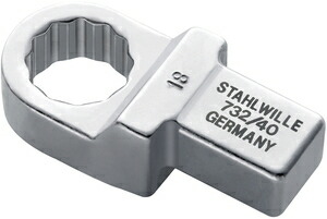 STAHLWILLE トルクレンチ差替頂点（眼鏡）（15粍） 732/40-15 スタビレー トルクレンチ-DIY・工具