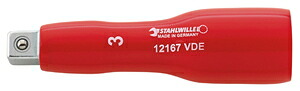 STAHLWILLE （3/8SQ）絶縁エキステンション 12167VDE-6(スタビレ-) スタビレー｜Joshin web 家電とPCの大型専門店 8,124円