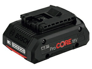 ボッシュ 横すべり式 18V4.0Ahリチウムイオンバッテリー ProCORE18V4.0 BOSCH ProCORE 申し受ける池 独居室容器に並べる