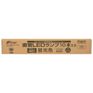 オーム グロースタータ形相応う 直管形LED 2300ルーメン（昼光色好いかげんに）10本入り口・入口 LDF40SS･D/17/23K1 OHM [LDF40SSD1723K1]