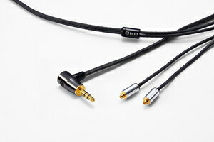 オーブ 受話器/イヤ電話機用リケーブル(1.2m)【MMCX⇔3.5粍3極(ステレオ)L型繋ぎ】 CF-N-2G-MMCX 3.5 L ORB 《Clear force Nova 2nd generation MMCX》