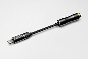 オーブ 変換ケーブル(約11.6cm)【Lightning⇒4.4φヘッドフォンジャックアダプタ(メス)】 CF-LIGHTNING-4.4 ORB 《Clear force Lightning-4.4φ》
