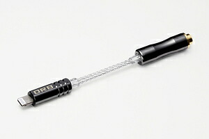 オーブ 変換ケーブル(約11.6cm)【Lightning⇒4.4φヘッドフォンジャックアダプタ(メス)】 GF-LIGHTNING-4.4 ORB 《Glorious force Lightning-4.4φ》