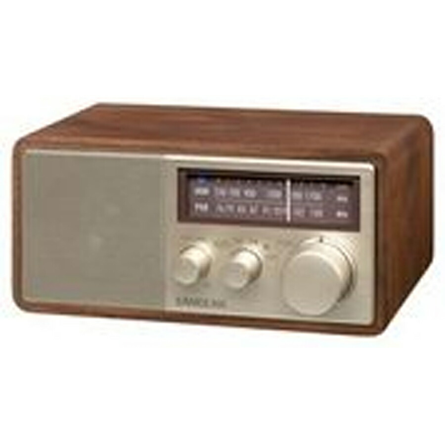 サンジーン FM/AMラジオ・Bluetoothスピーカー（ウォールナット） WR-302-WALNUT Sangean