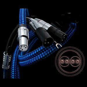 ゾノトーン フォノケーブルストレート5Pin端子⇔XLR1.5m SHUPREME-TW-1(SXLR) Zonotone