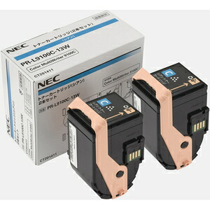 NEC トナーカートリッジ2本セット（シアン） PR-L9100C-13W