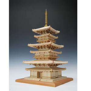 楽天市場】ウッディジョー 1/75 木製模型 鹿苑寺 金閣 ゴールド仕様