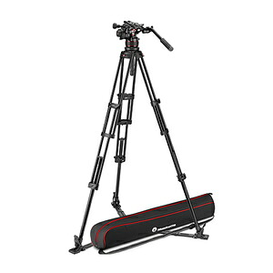 マンフロット ナイトロテック612映像媒体雲台+軽銀ツイン三脚GS MVK612TWINGA Manfrotto