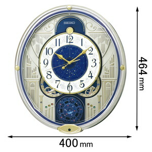 セイコー 電磁波からくり時辰儀 SEIKO RE-582-G [RE582G]【返品カテゴリー化A】