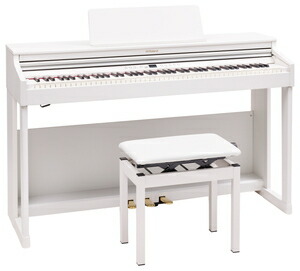 Rp701 Wh ローランド 電子ピアノ 白人 高低自在腰掛け ヘッドフォン 楽譜集会付添い Roland Piano Digital Maxtrummer Edu Co