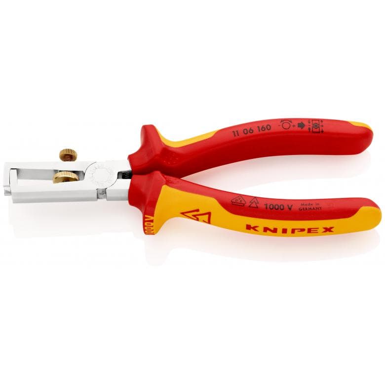 クニペックス 絶縁 ストリッパー 160mm 11 06 160 KNIPEX