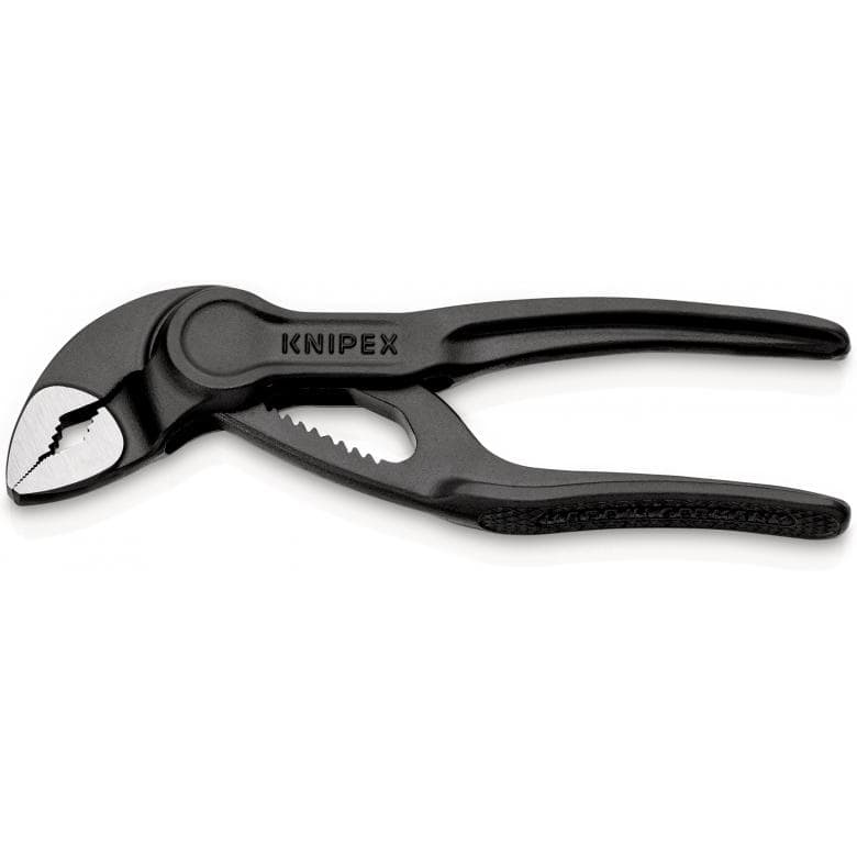 クニペックス ウォーターポンププライヤー コブラ XS 100mm 87 00 100 BK KNIPEX