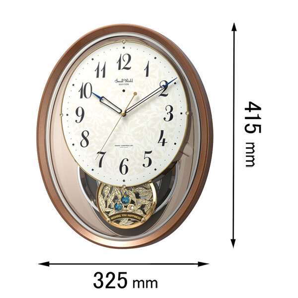 楽天市場】4MJA01RH06 リズム 掛け時計 振り子時計 [アタツシユマンR 
