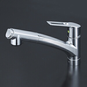 KVK 台付き1穴 シングル混合栓（キッチン用） KM5021JTEC 【水栓】KVK [KM5021JTEC]｜Joshin web 家電とPCの大型専門店