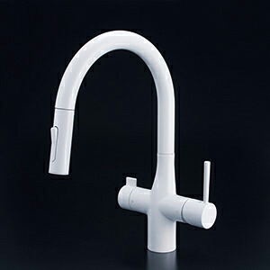 KVK 台付き1穴 シングル混合栓（キッチン用） KM6081ECM4 【水栓】KVK [KM6081ECM4]｜Joshin web 家電とPCの大型専門店