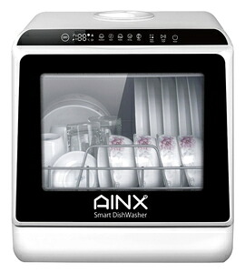 AINX（アイネクス） 食器洗い乾燥機（ホワイト） AX-S3WD 【食洗機】【工事・分岐水栓不要】Smart DishWasher [AXS3WD]