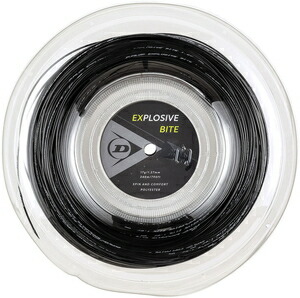 ダンロップ 硬式テニス用ストリング EXPLOSIVE BITE 240m（ブラック・1.32mm） DUN-DST12011-079-132 DUNLOP エクスプロッシブ・バイト