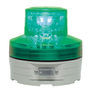 日惠製作所 センサー付きLED回転灯　ニコUFO　緑 VL07B-003BG NIKKEI　NICO UFO　電池式警告灯